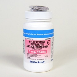 Hydrocodone bitatrate and acetaminophen 5/325
